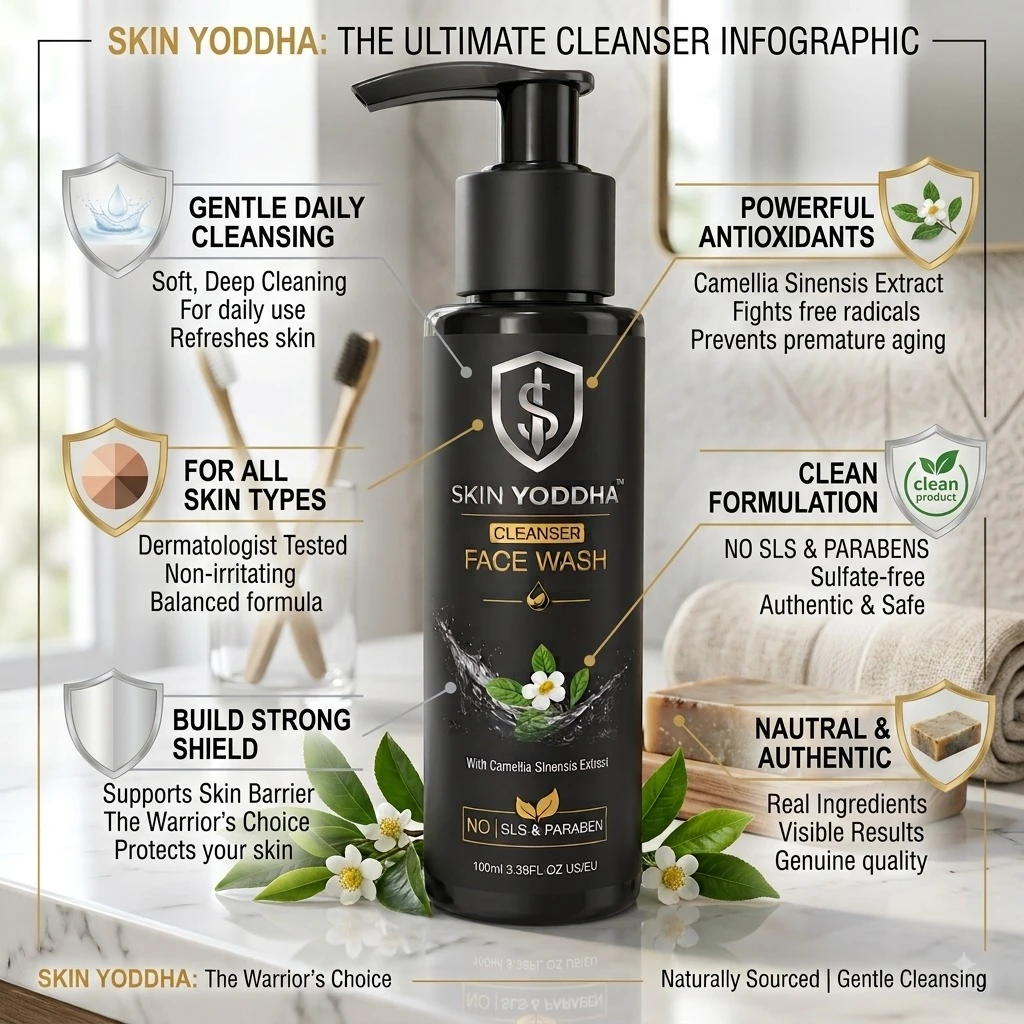 Skin Yoddha Camellia Cleanser Face Wash view 3