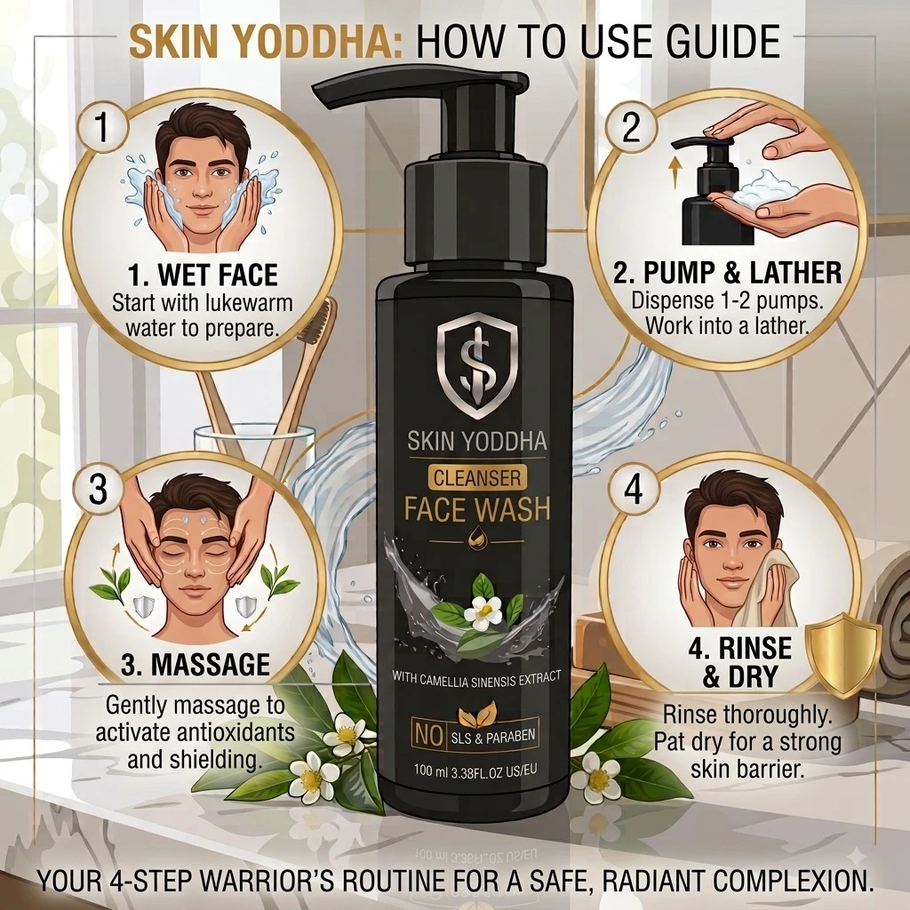 Skin Yoddha Camellia Cleanser Face Wash view 4